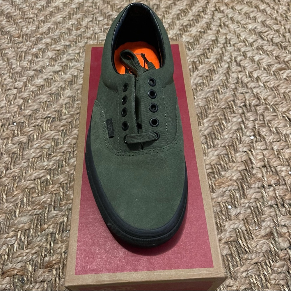 JCrew Olive green vans